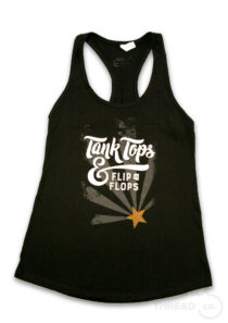 TANK TOPS & FLIP FLOPS Racerback Tank